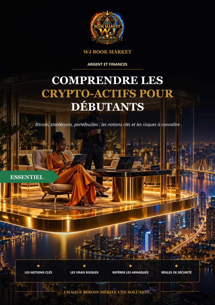 Couverture du guide WJ-0074 : Comprendre les crypto-actifs pour débutants