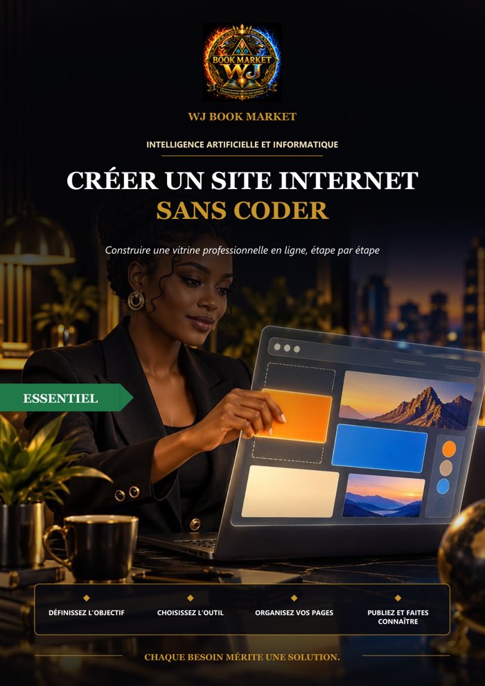 Couverture du guide WJ-0108 : Créer un site internet sans coder